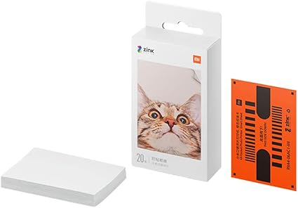 MI PORTABLE PHOTO PRINTER PAPER (2X3-INCH, 20-SHEETS)