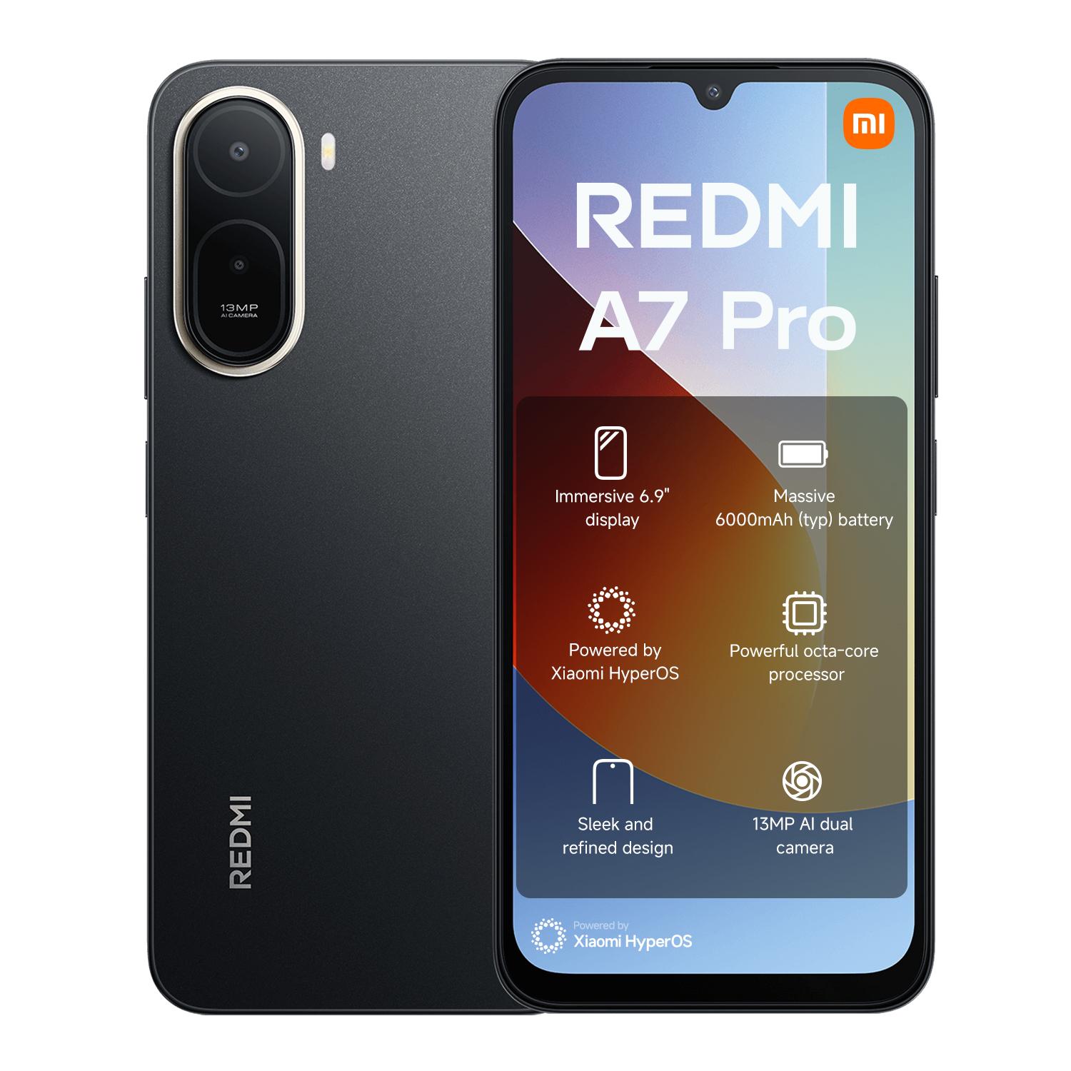 REDMI A7 Pro Black 4GB RAM 64GB ROM 4G